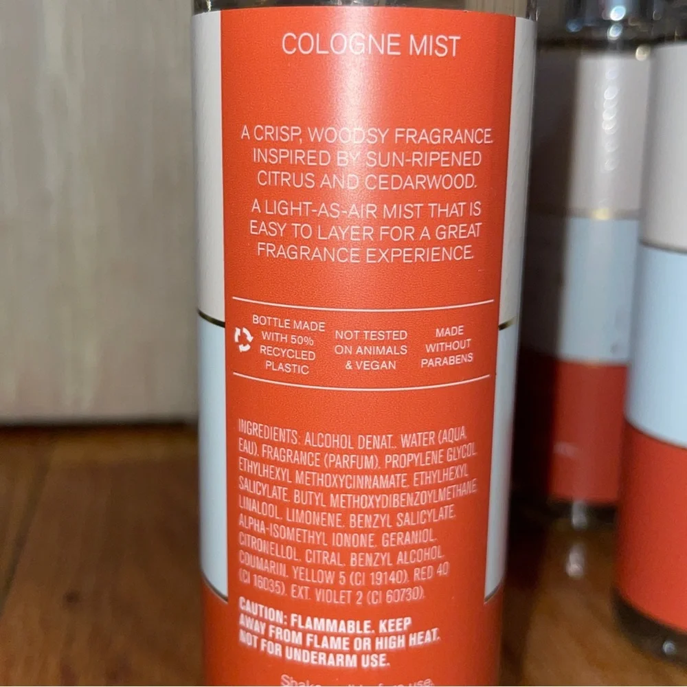 NEW Bath & Body Works Men Cologne Mist CITRUS & CEDAR spray